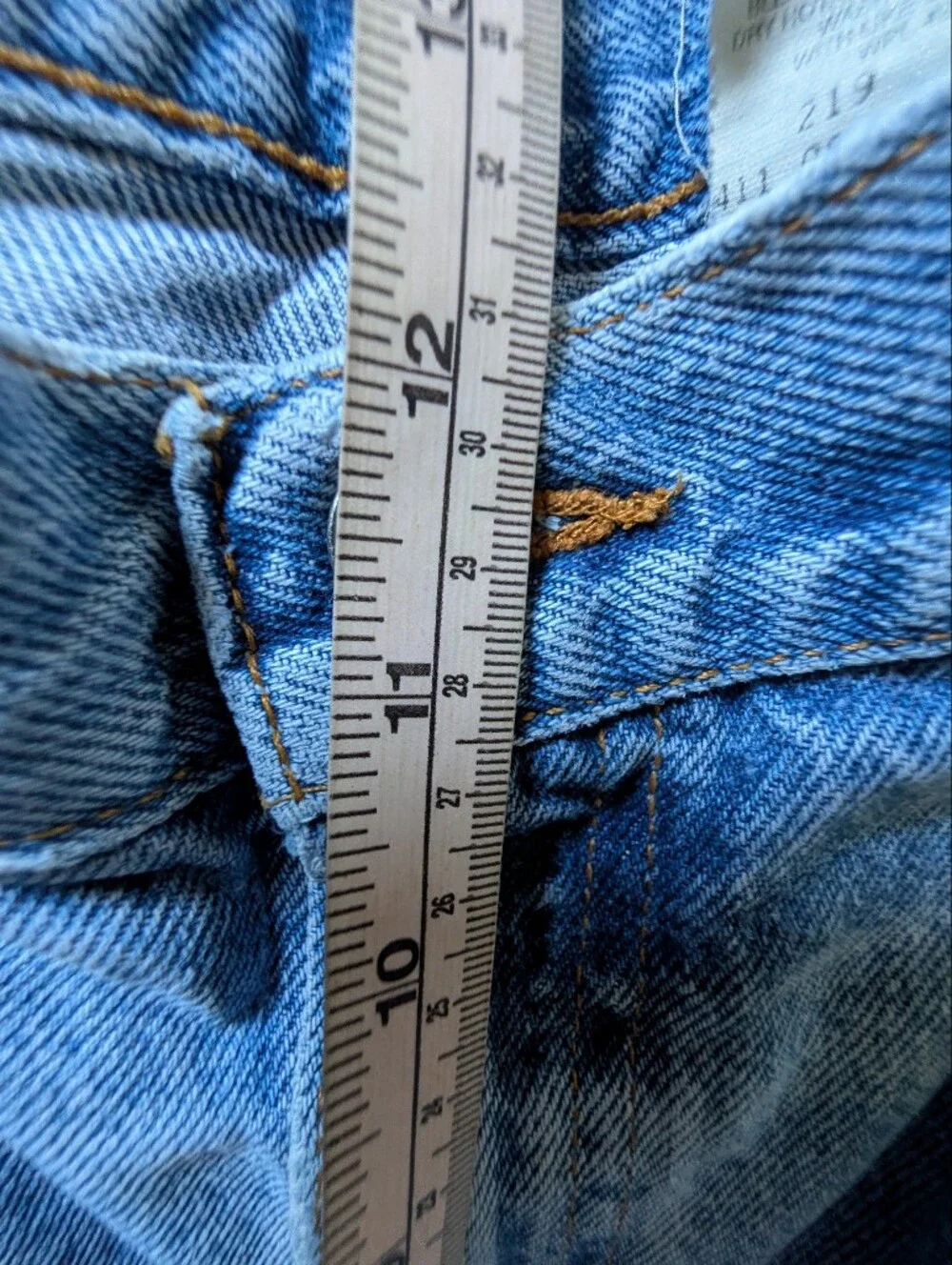 Vtg 1999 Levi’s 505 Orange Tab Jeans Distressed Workwear 100% Cotton